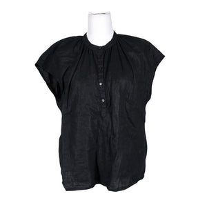 Unisex The Masai - Short-sleeved blouse, size 38 - Black (1)