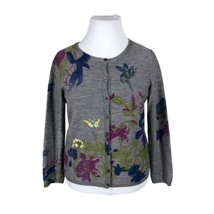 Unisex Peter Hahn - Cardigan, size 44 - Gray (1)