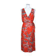 Unisex Warehouse - Schiffon dress, size 38 - Orange ()