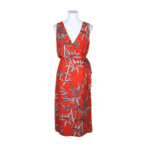 Unisex Warehouse - Schiffon dress, size 38 - Orange (1)