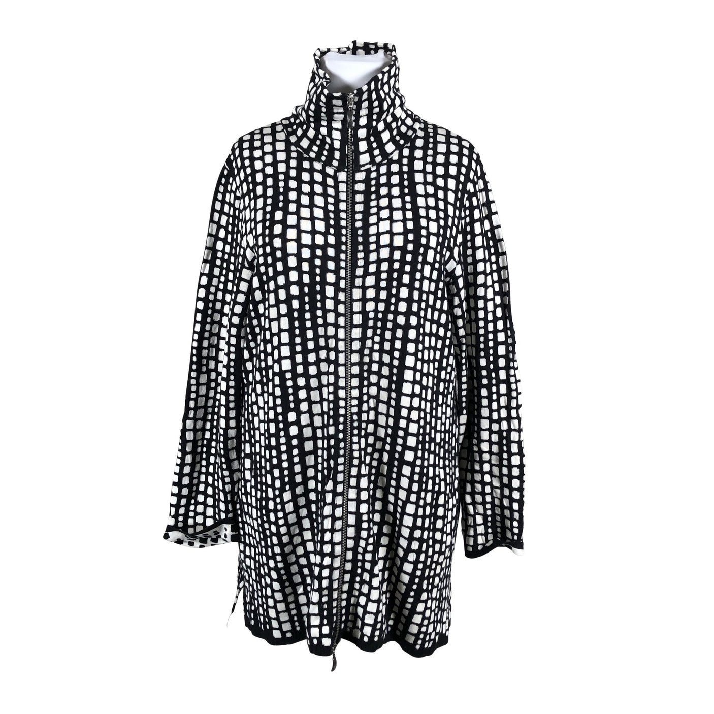 Unisex Anne Linnonmaa - Knit tunic, size 42 - Black (1)