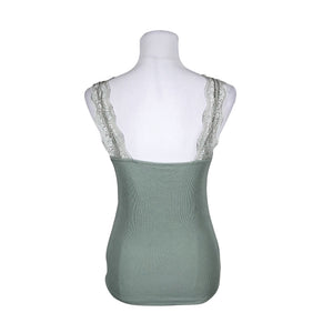 Unisex Lindex - Tricot tank top, size 38 - Turquoise (2)