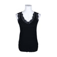 Unisex Lindex - Tricot tank top, size 40 - Black ()