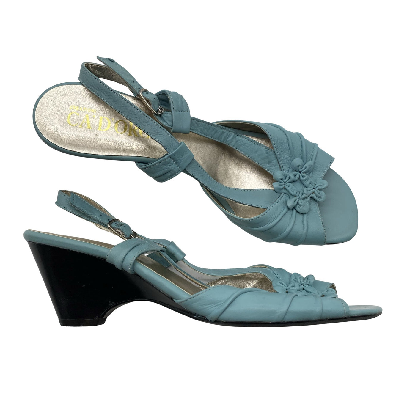 Unisex Ca D'oro - Heeled sandals, size 42 - Turquoise (1)