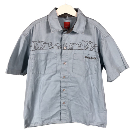Unisex Esprit - Collared shirt, size 134 - 140 - Light blue ()