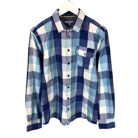Unisex Esprit - Collared shirt, size 170 - 176 - Blue ()