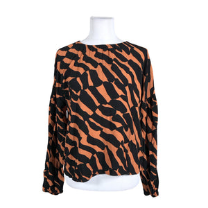 Unisex Marimekko - Blouse, size 38 - Brown (1)