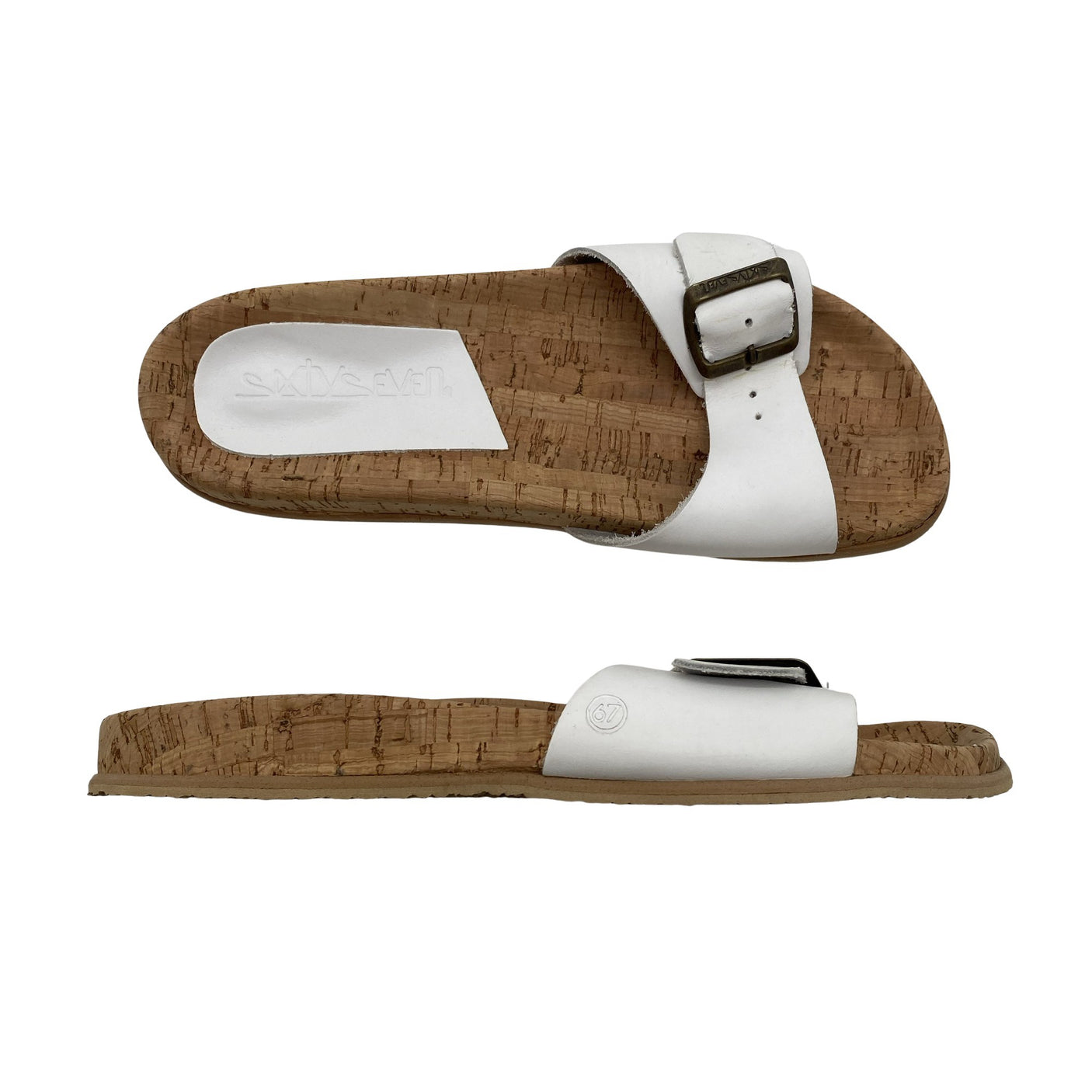 Unisex Sixtyseven - Sandals, size 40 - White (1)