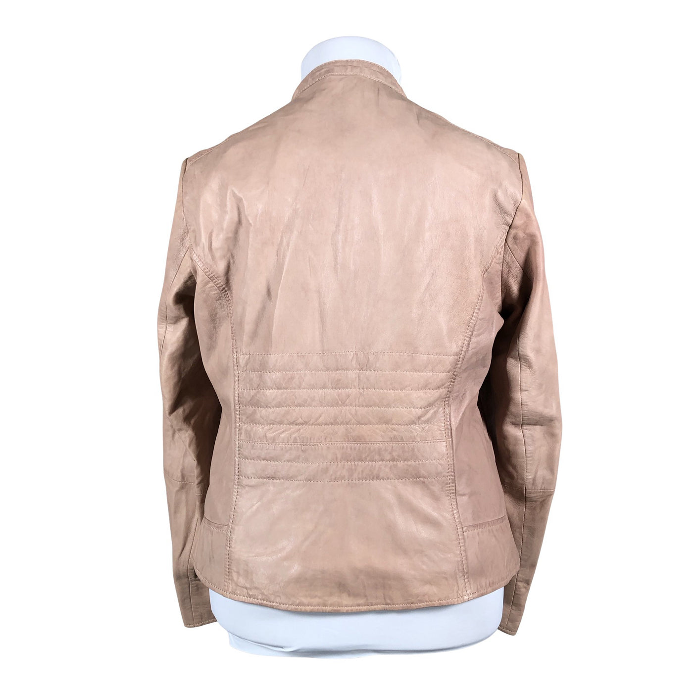 Unisex Saki - Leather jacket, size 44 - Light pink (2)