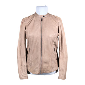 Unisex Saki - Leather jacket, size 44 - Light pink (1)