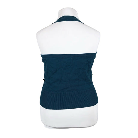 Unisex Repeat - Knit vest, size 42 - Blue (2)