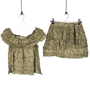 Unisex POMPdeLUX - Short-sleeved blouse, size 134 - 140 - Yellow (1)