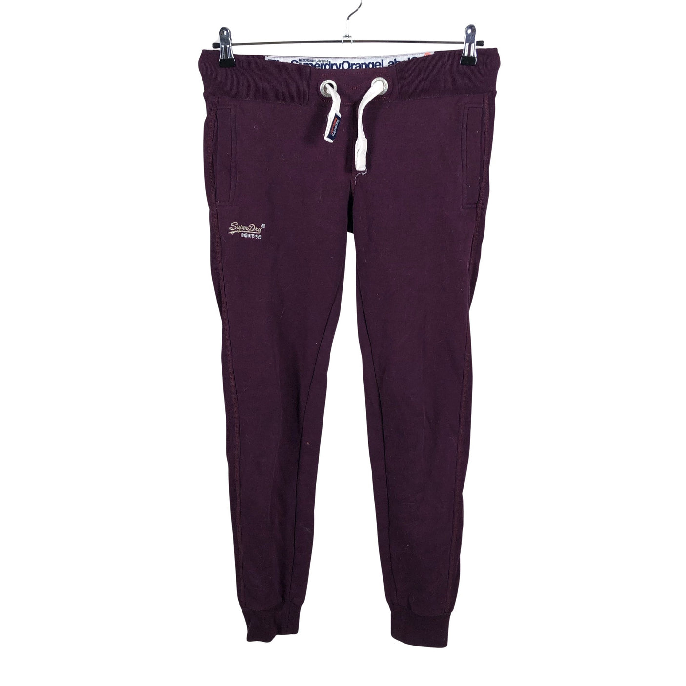 Unisex Superdry - Sweatpants, size 36 - Wine red (1)