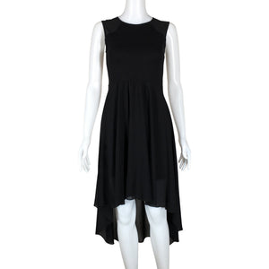 Unisex Benetton - Schiffon dress, size 34 - Black (1)