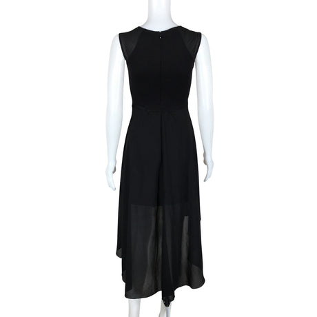 Unisex Benetton - Schiffon dress, size 34 - Black (2)