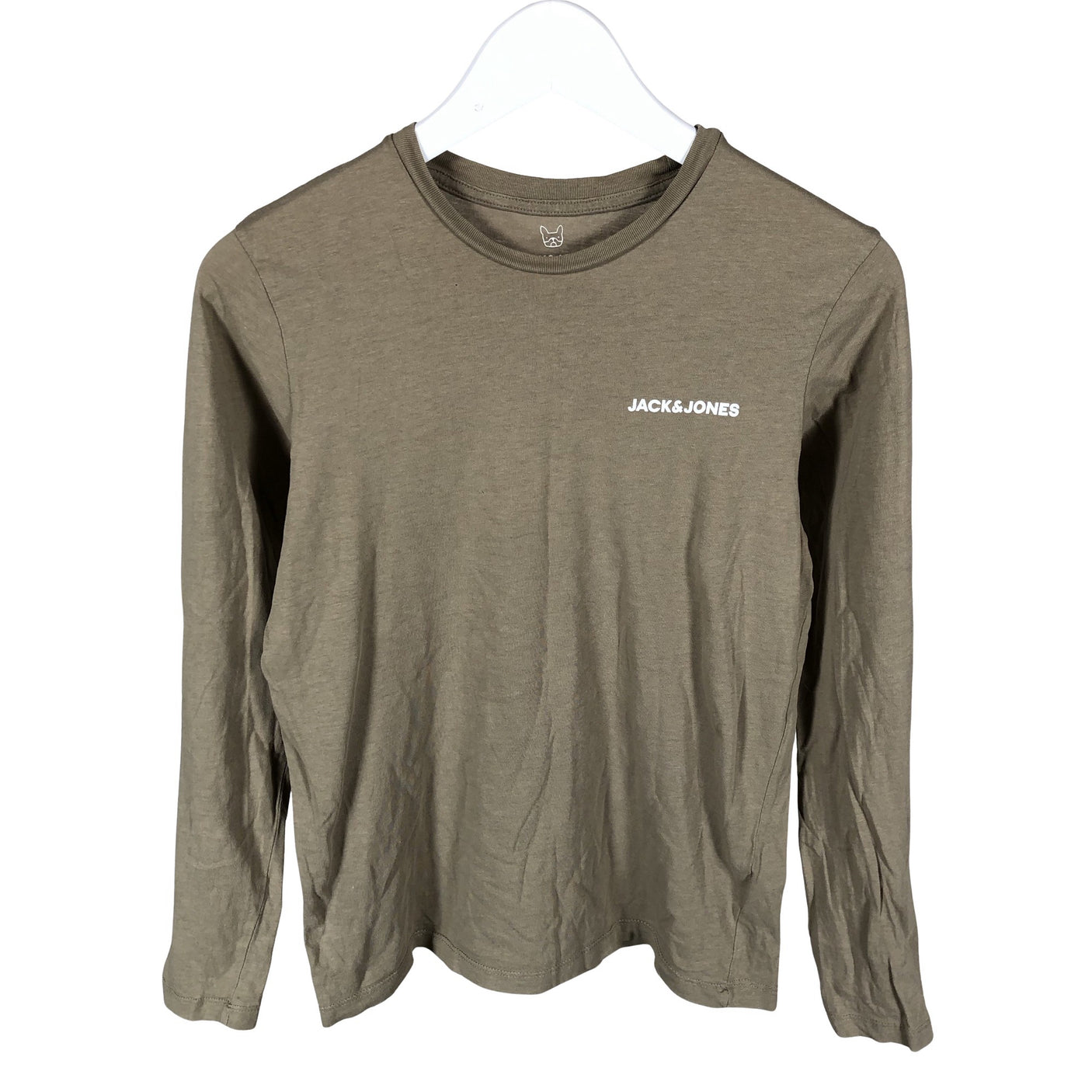Unisex Jack & Jones - Tricot shirt, size 158 - 164 - Brown (1)