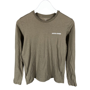 Unisex Jack & Jones - Tricot shirt, size 158 - 164 - Brown (1)