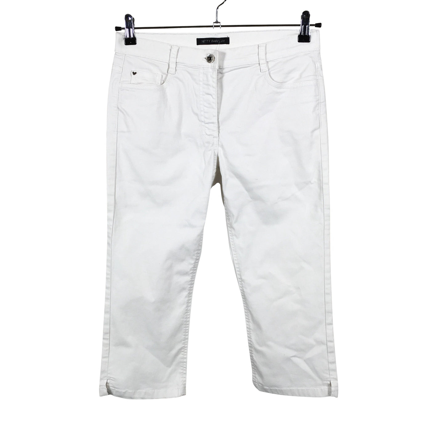 Unisex Betty Barclay - Capri jeans, size 36 - White (1)