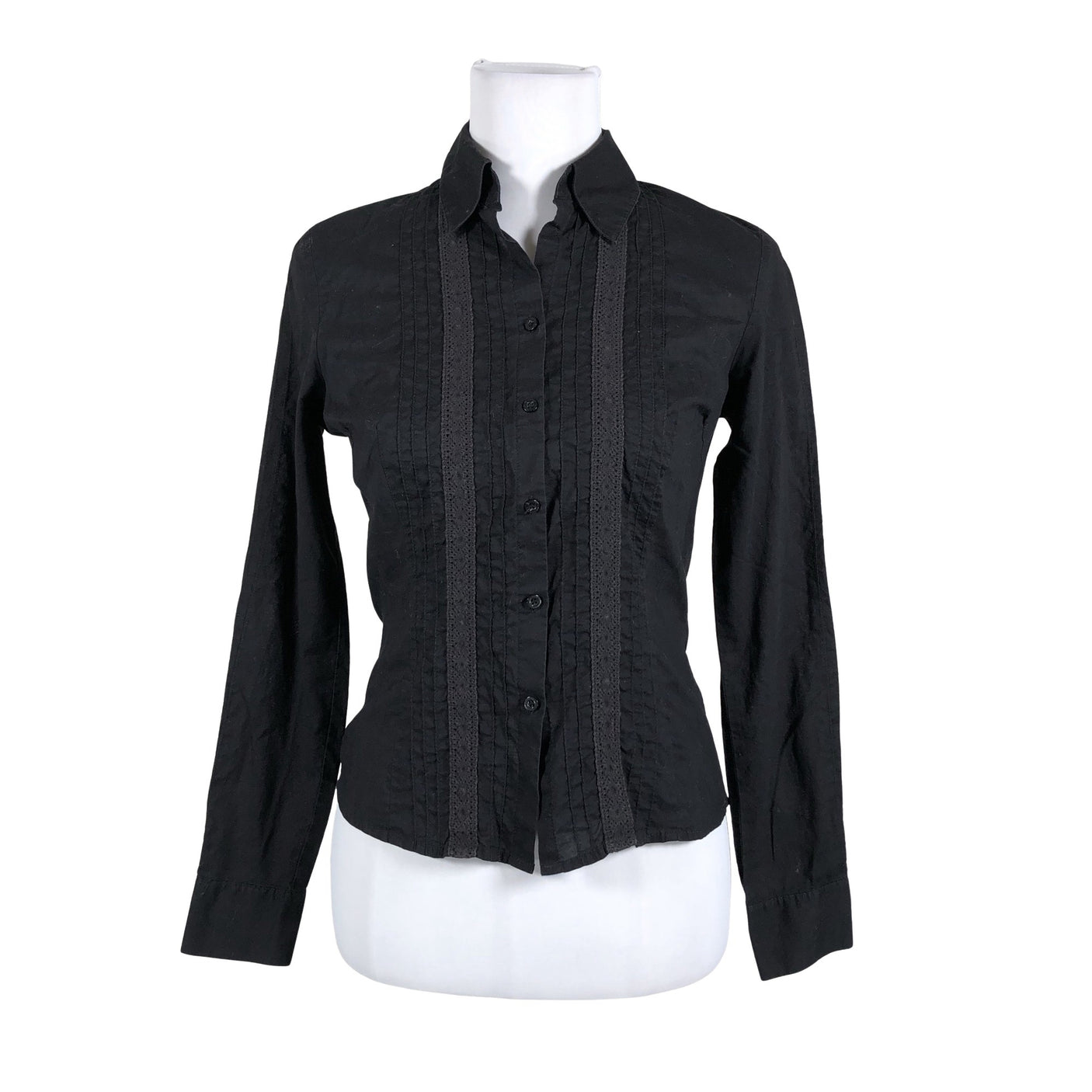 Unisex Esprit - Collared shirt, size 36 - Black (1)