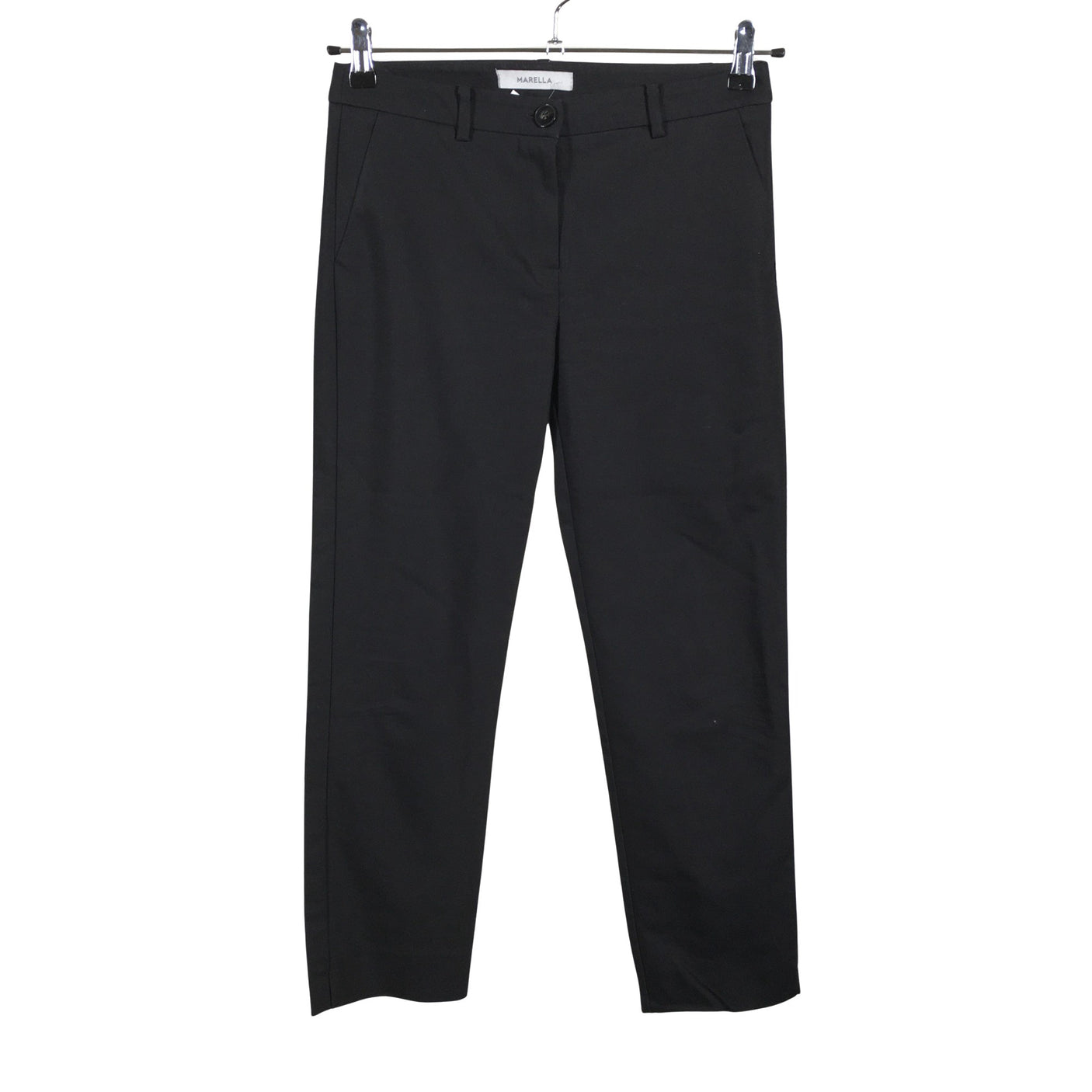 Unisex Marella - Straight leg trousers, size 34 - Black (1)