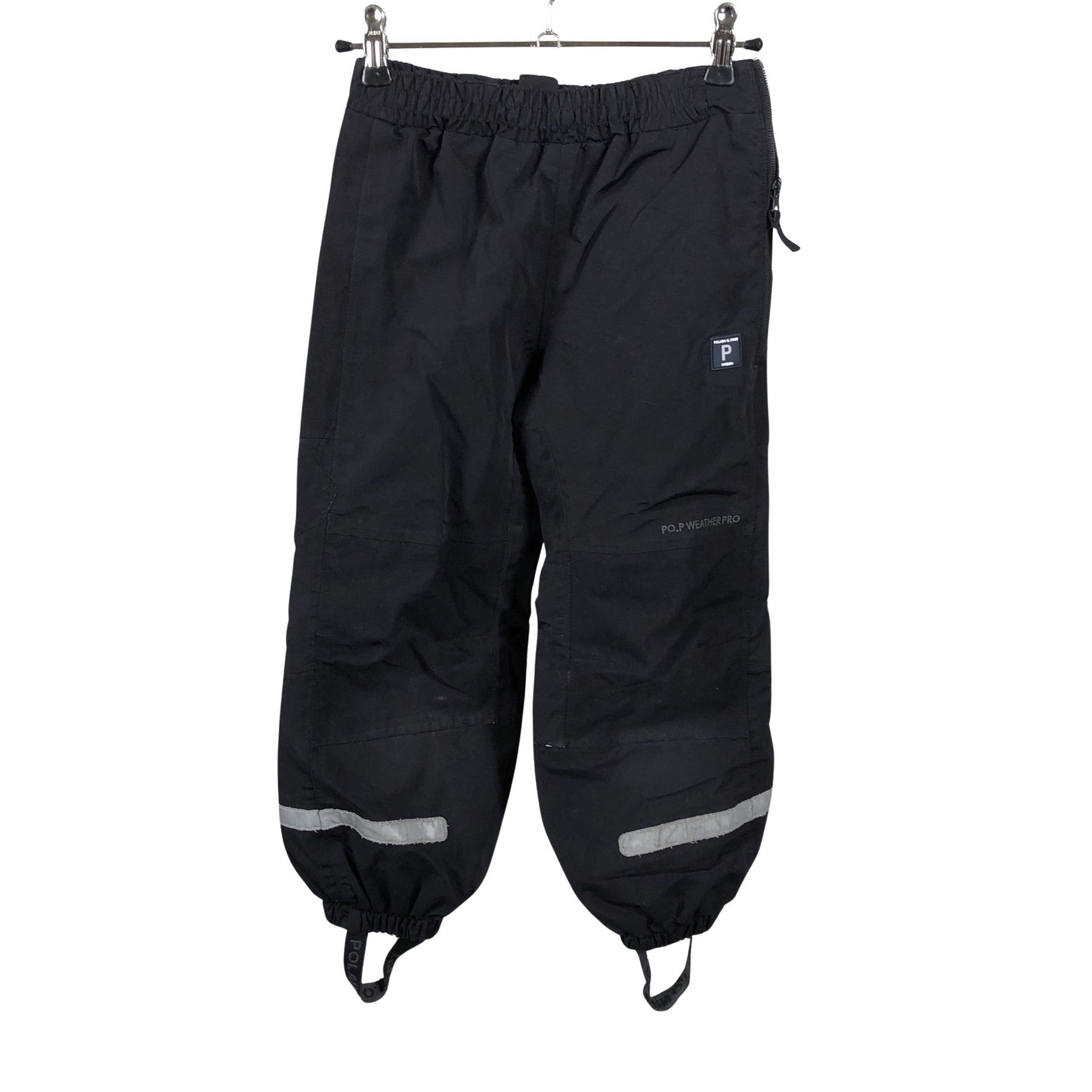 Unisex Polarn O. Pyret - Spring/Fall pants, size 116 - 122 - Black (1)