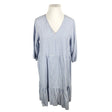 Unisex Cream - Dress, size 42 - Light blue ()