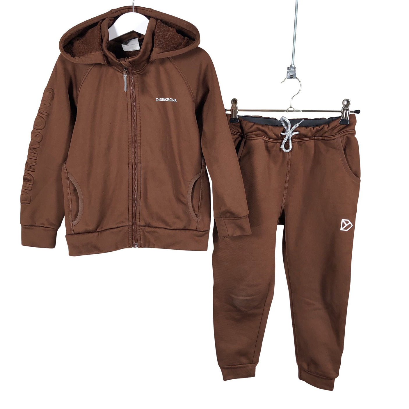 Unisex Didriksons - Fleece jacket, size 104 - 110 - Brown (1)