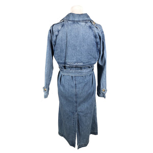 Unisex DKNY Jeans - Trench coat, size 36 - Blue (2)