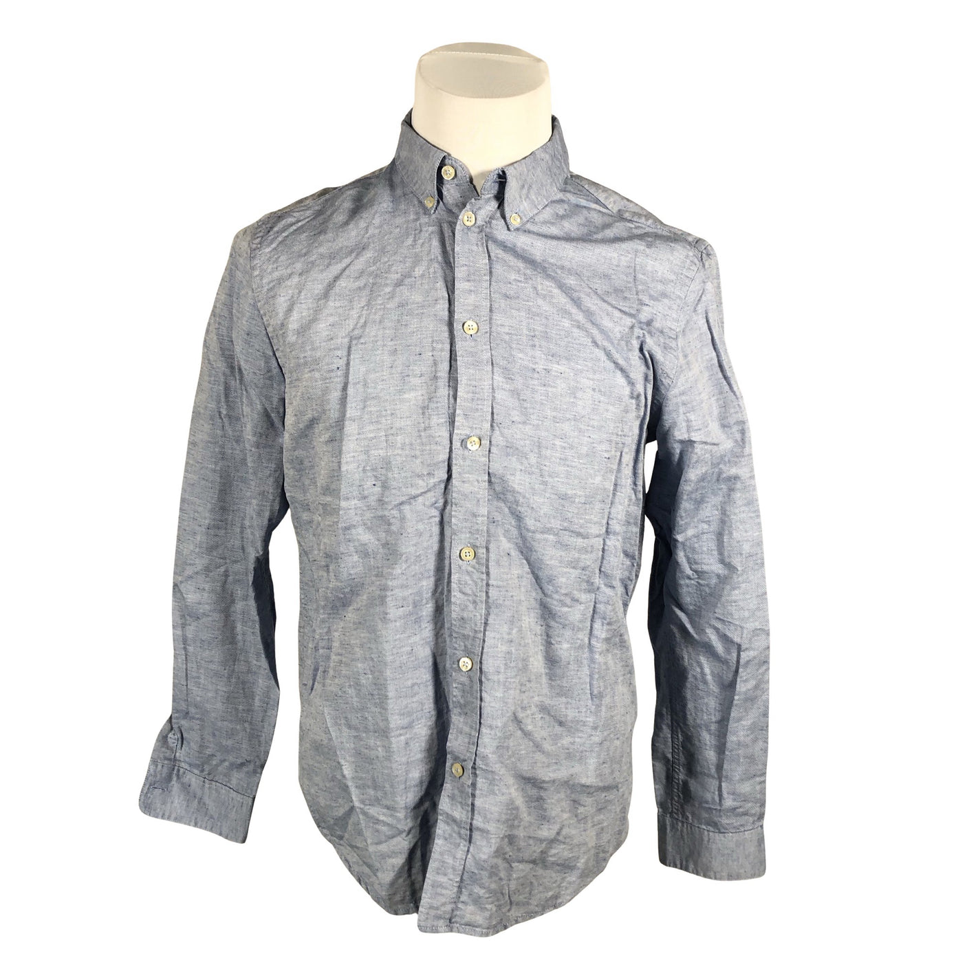 Unisex Samsoe&Samsoe - Collared shirt, size M - Blue (1)