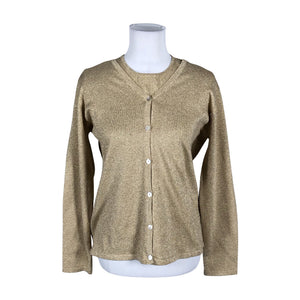 Unisex Global - Cardigan, size 40 - Gold (1)