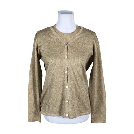 Unisex Global - Cardigan, size 40 - Gold ()