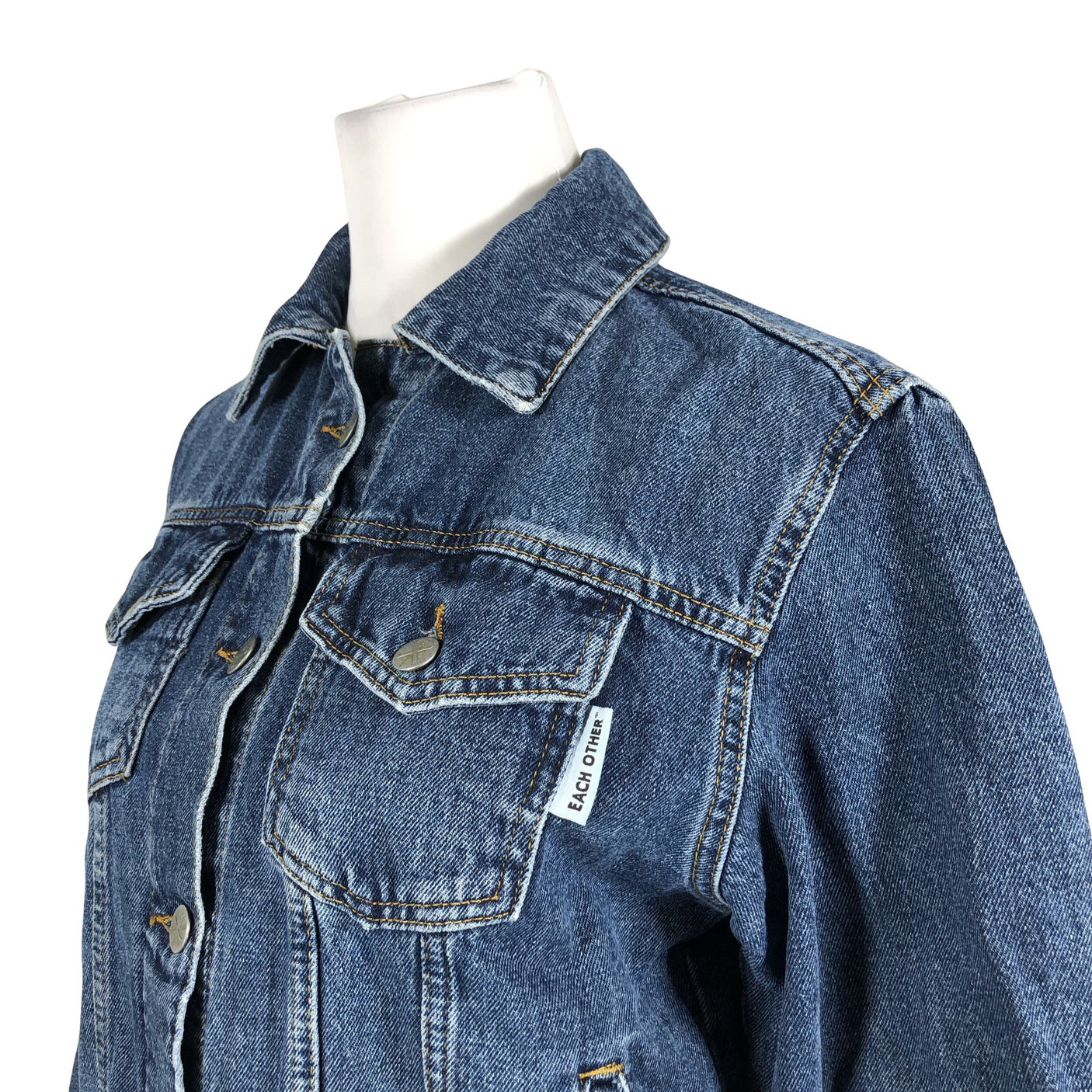Unisex Each x Other - Denim jacket, size 38 - Blue (2)