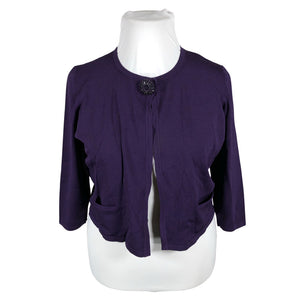 Unisex Laura Ashley - Cardigan, size 44 - Violet (1)