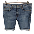 Unisex Nudie Jeans - Denim shorts, size L - Light blue ()