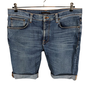 Unisex Nudie Jeans - Denim shorts, size L - Light blue (1)