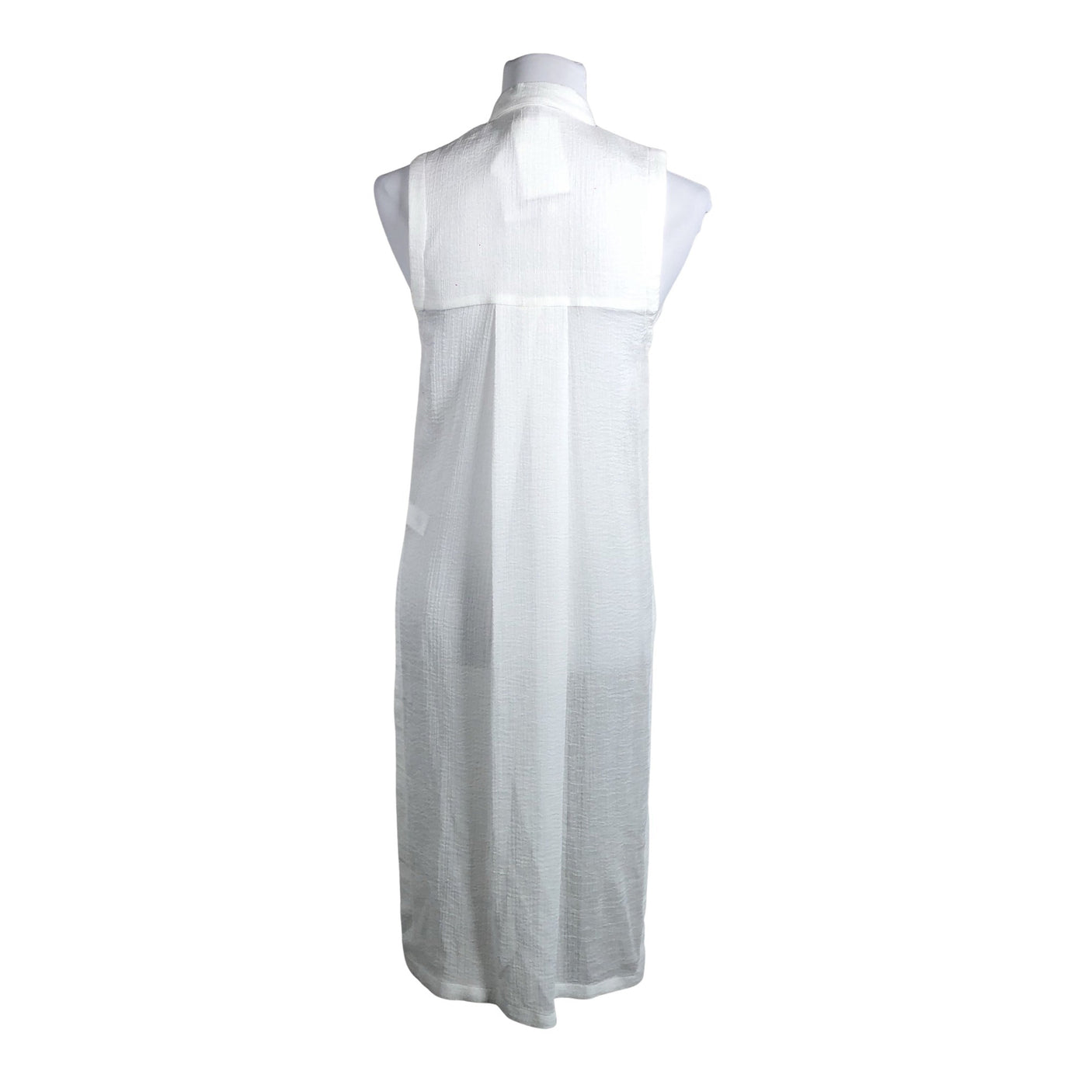 Unisex Helmut Lang - Schiffon dress, size 36 - White (3)