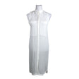 Unisex Helmut Lang - Schiffon dress, size 36 - White ()