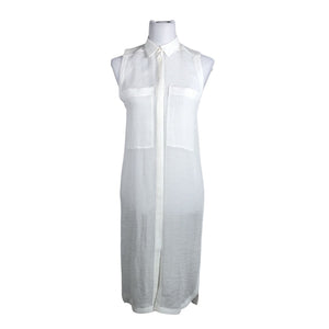 Unisex Helmut Lang - Schiffon dress, size 36 - White (1)