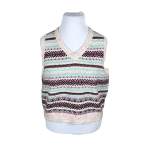 Unisex Per Una by Marks & Spencer - Knit vest, size 44 - Beige (1)