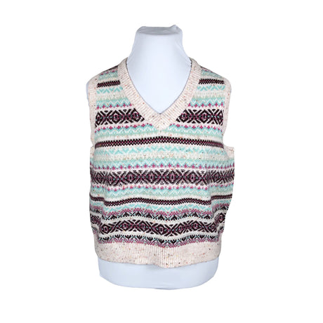 Unisex Per Una by Marks & Spencer - Knit vest, size 44 - Beige ()