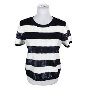 Unisex Armani Jeans - Short-sleeved blouse, size 40 - Blue (1)