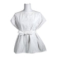 Unisex Gauhar - Short-sleeved blouse, size 44 - White ()