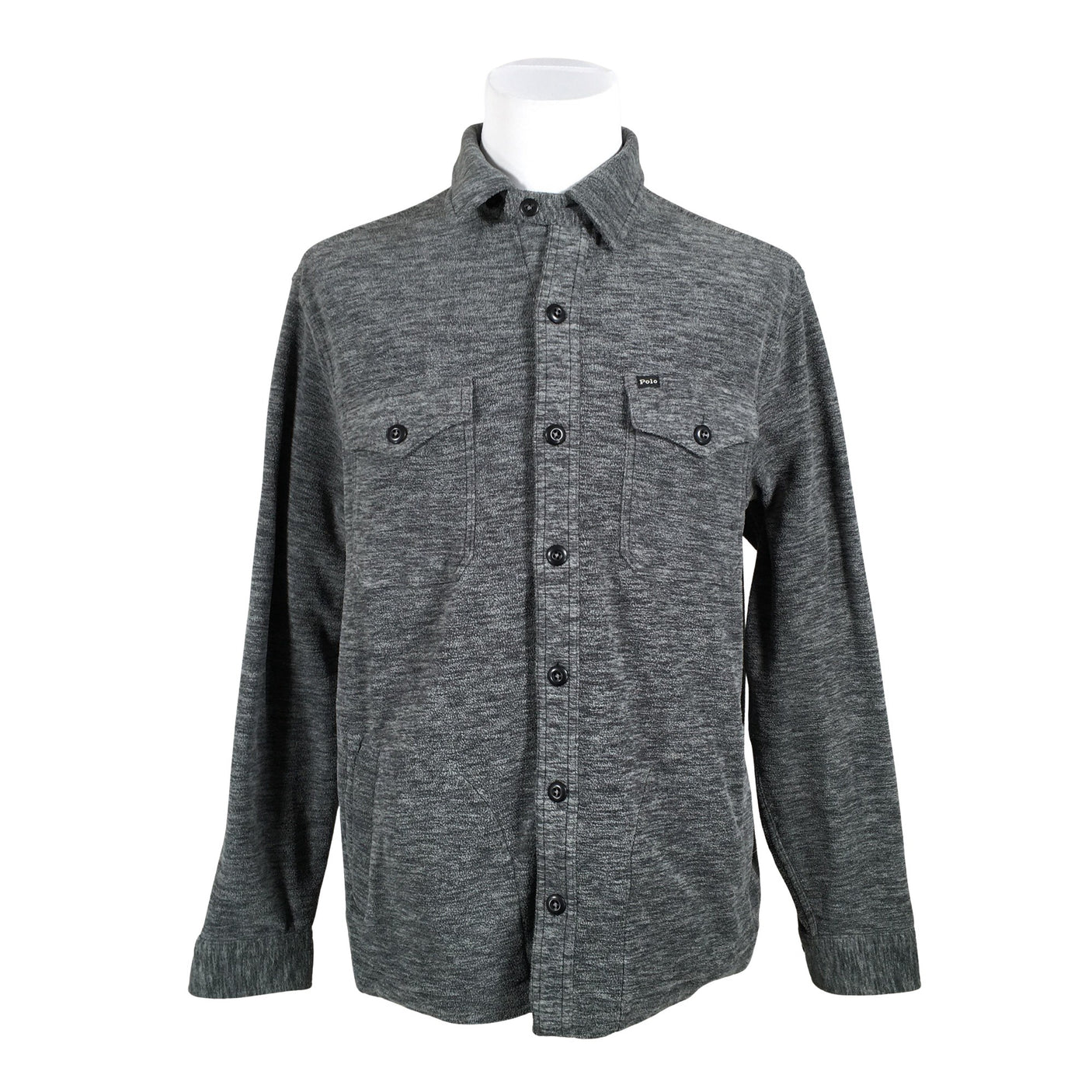 Unisex Polo Ralph Lauren - Fleece shirt, size L - Gray (1)