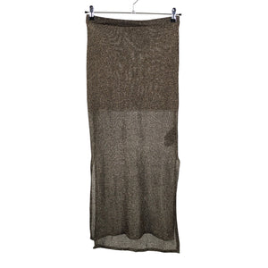Unisex My Essential Wardrobe - Knit skirt, size 36 - Gold (1)