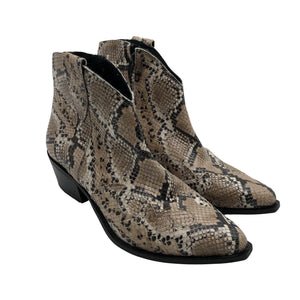 Unisex Bukela - Cowboy boots, size 39 - Beige (2)