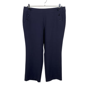 Unisex Gerry Weber - Straight leg trousers, size 44 - Blue (1)