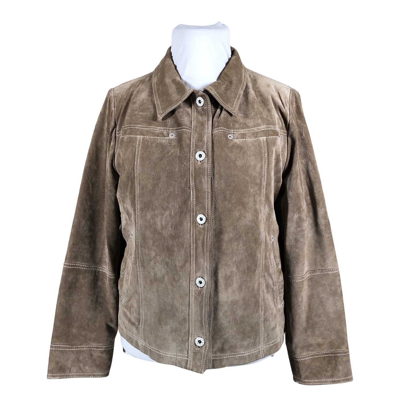 Unisex Jofama - Leather jacket, size 44 - Beige (1)