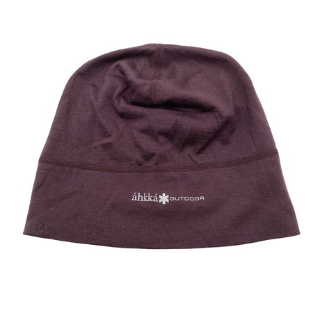 Unisex Áhkká - Sports beanie, size 58 - 60 cm - Wine red ()