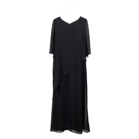 Unisex Elinette - Schiffon dress, size 48 - Black ()