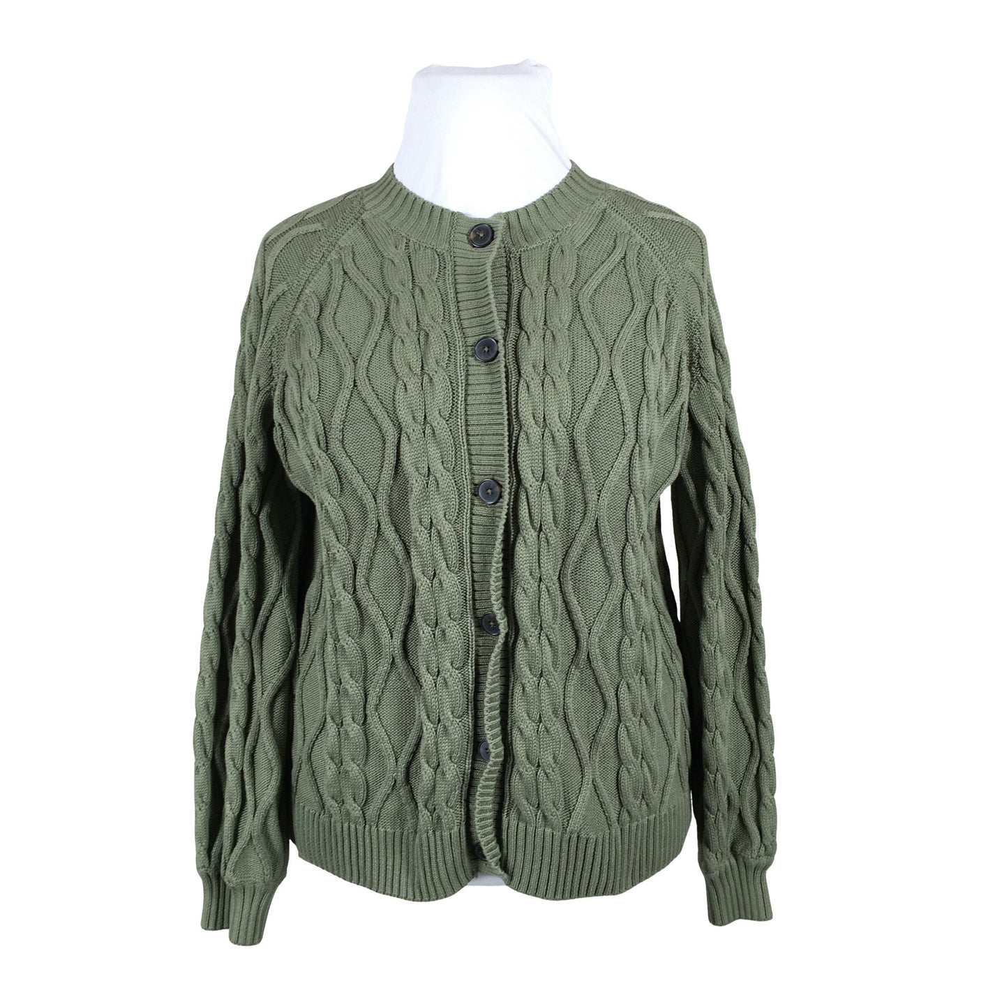 Unisex Your Face - Cardigan, size 42 - Green (2)